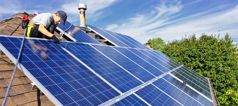 solar panel installation